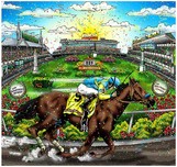 Charles Fazzino 3D Art Charles Fazzino 3D Art Portrait of a Champion (DX)